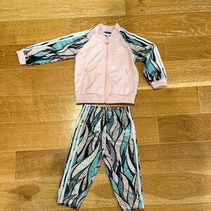 Adidas Light Pink Tracksuit